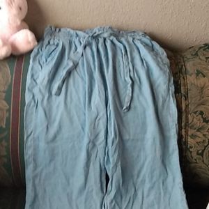 Xl wide leg paperbag waist jeans